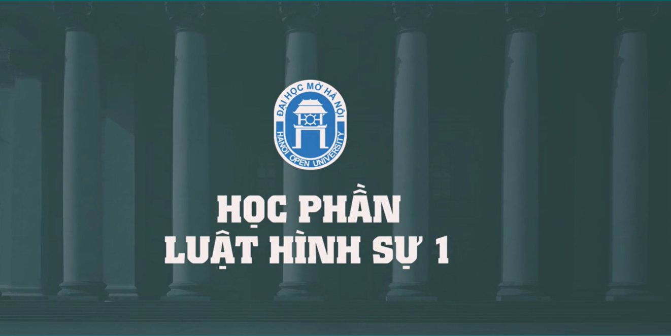 Luật Hình sự 1